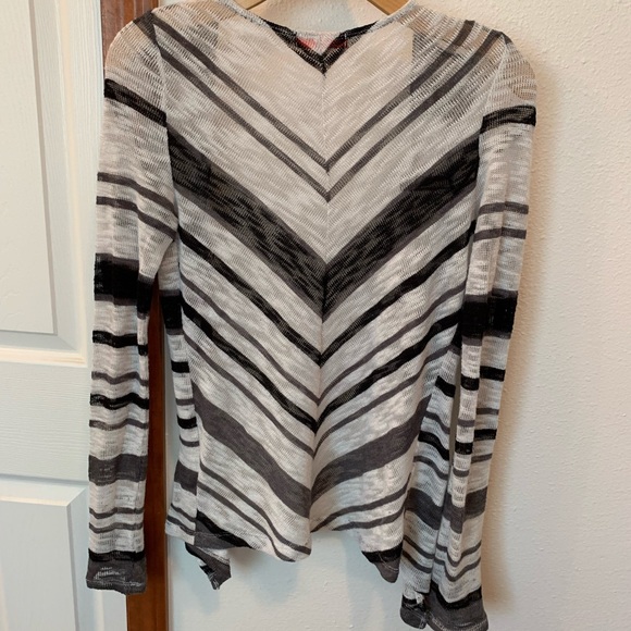 Spoiled Striped Lightweight Cardigan Small - Picture 2 of 7